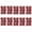 Color:Red, variant on 10 Box Christmas Tree Hanging Pendants Colorful Willows Snowflake Electroplated Baubles Stylish Home Decorations