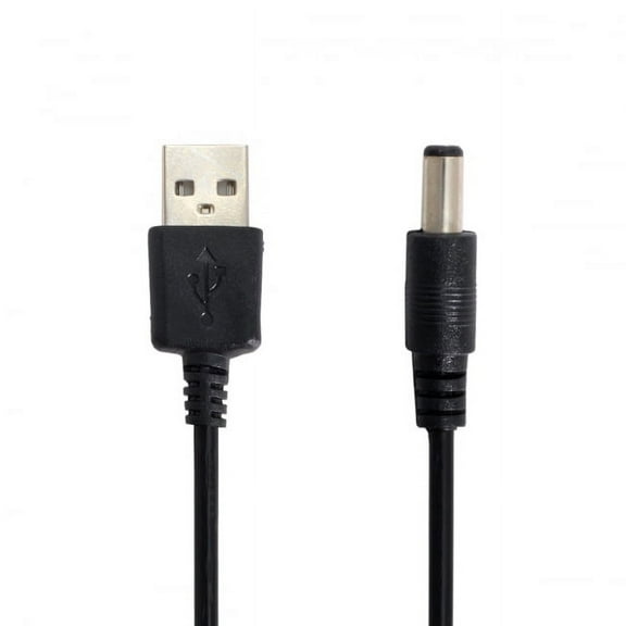 Chenyang CY USB 2.0 A Type Male TO 5.5x2.1mm DC Power Plug Barrel Connector 5v Cable 100cm Cable