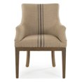 thumbnail image 6 of Zentique CF139 513 A033 Blue Stripe Liberte Deconstructed Arm Chair, Khaki & Blue, 6 of 6