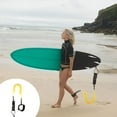 thumbnail image 5 of Surf SUP Board Leash,7mm TPU Coiled Stand Up Paddle Board and Surfboard Leashes,Padded Ankle Strap Leg Rope, 5 of 5