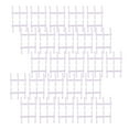 thumbnail image 1 of Comb Binding Spines, 16mmx3 Rings PP Comb Binding Spine, Multifunctional Book Binder for Reports, B5/A5/A4/A6/A7 6 Holes, 1 of 7