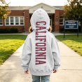 thumbnail image 2 of RMGVDSD Girls Hoodies Sweatshirts Kids Pullover Letter Print Hooded Sweatshirt Top Lightweight Casual Hoodie Autumn Trendy Clothes Casual Girl Clothes 3-4 Years, 2 of 5