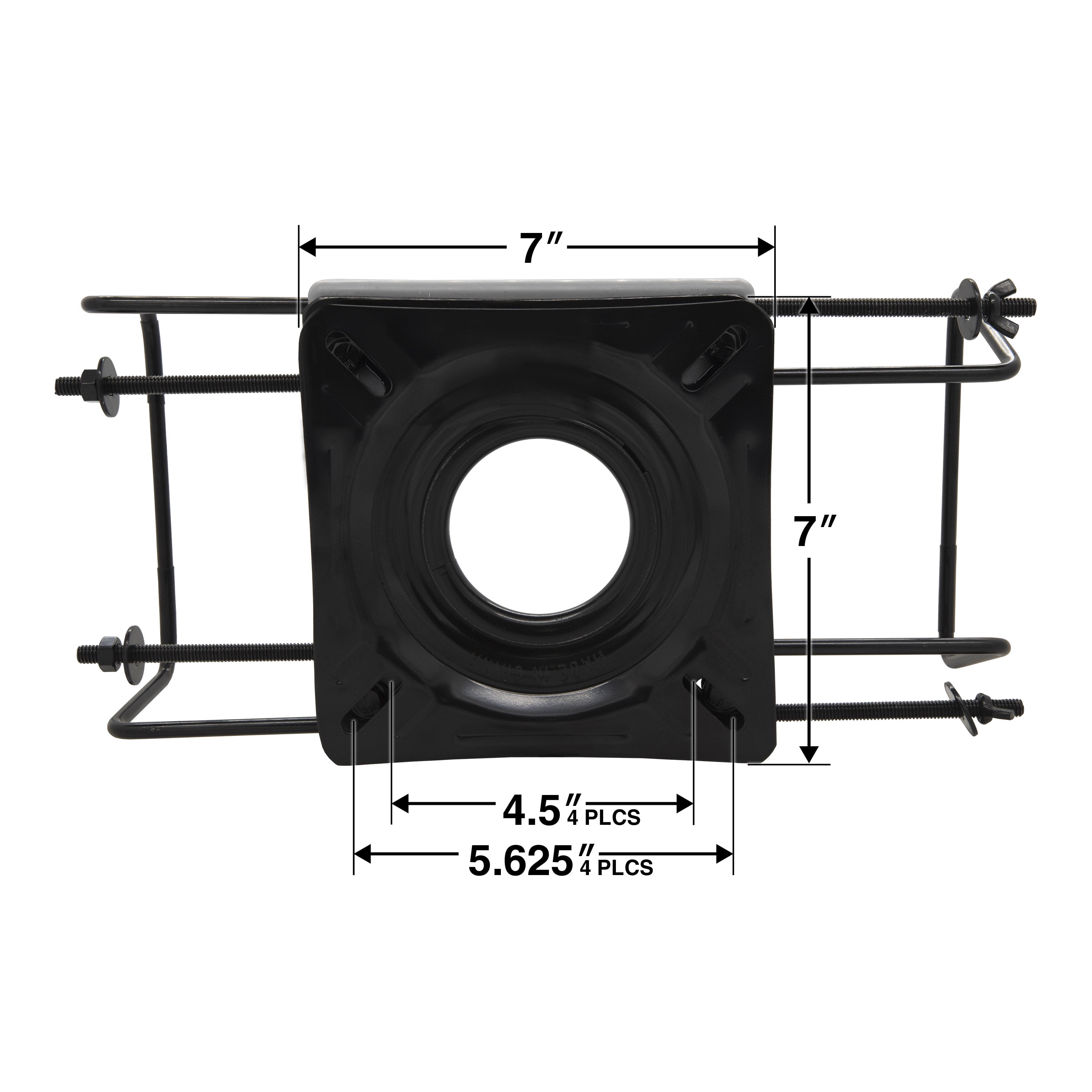 (2 pack) Springfield Marine Economy Adjustable Jon Boat Seat Clamp - 8" to 20.5"