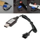 thumbnail image 4 of Cable USB,Cable cargador USB 7,4 V SM4P 400 mA,Cable de carga Batería de respaldo Protección contra sobrecarga,Luz indicadora de accesorios de batería Cable del cargador,Batería de, 4 of 8
