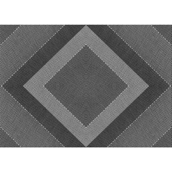 Ahgly Company Machine Washable Indoor Rectangle Transitional Dark Gray Black Area Rugs, 2' x 5'