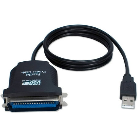 Bi Directional Usb - QVS 6' USB-to-IEEE1284 Parallel Printer Bi-directional Cable