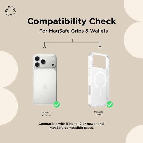 PopSockets Low-Pro Grip with MagSafe, Black photo 7