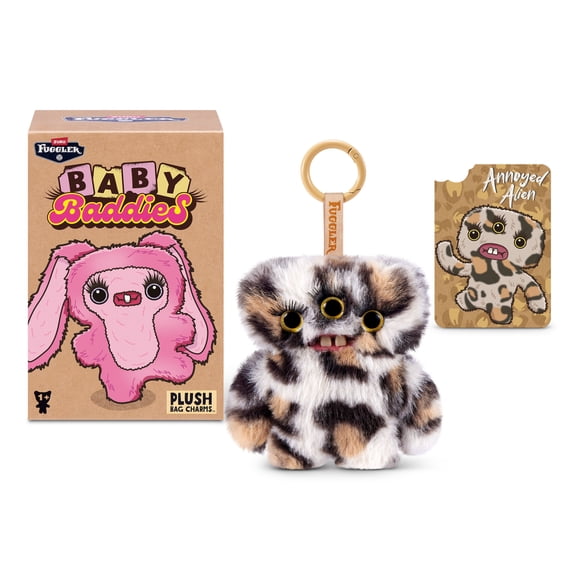 Fuggler Baby Baddies Fugg 5 Inch Collectible by ZURU - Ugly Monster Plush Toy for Kids Ages 1