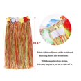 thumbnail image 3 of Sonducket Conjunto de de hierba hawaiana, faldas largas, decoración de vestido, suministros para fiestas, vestido de baile, accesorio de disfraz Prendas para la parte inferior del cuerpo Tipo 13 Sonducket AP007833-13, 3 of 6