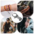 thumbnail image 2 of Hebilla de Pulsera de Paracord Uxcell [10PCS] - Gancho de Metal Ajustable para Pulseras Cinturón [Plata-Cabeza Redonda], 2 of 6