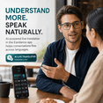 thumbnail image 5 of GenXenon AI Smart Glasses with Photochromic Lenses – 164 Languages Real-Time Translator,Open-Ear Speaker,Hands-Free Calling,IP68 Waterproof,UV Protection for Daily Wear, 5 of 10