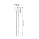 thumbnail image 4 of Uxcell 0.2'' x 37'' DC 1.2V LED IR Emitter Diodos emisores de luz con cabeza redonda clara blanca 50 unidades, 4 of 4