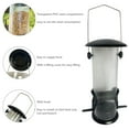 thumbnail image 3 of Alimentador Colgante para Aves de Gran Capacidad 420ml, Diseño Automático y Práctico en PVC y Plástico, Colores Negro y Transparente, Ideal para el Cuidado de Aves en tu Jardín., 3 of 6
