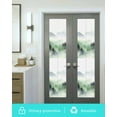 thumbnail image 5 of Window Privacy Film Foggy Forest Stained Glass Window Film Decorative Sun Block Window Cover Mountains Landscape Nature Aesthetic Window Clings Static Adhesive Sticker for Bathroom 17.7"x78.7", 5 of 7