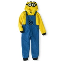 Despicable Me Boys' Minion Hooded Footless Sleeper