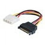 6IN 15P M TO LP4 F SERIAL ATA POWER CBL