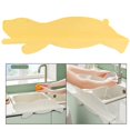 thumbnail image 3 of Fregadero de baño multis, protector contra salpicaduras de agua, dispositivo de cocina a prueba de salpicaduras, barrera de protección de cocina, - Oso amarillo Sunnimix Protector contra salpicaduras para fregadero de cocina, 3 of 8