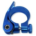 thumbnail image 3 of AEST Aluminum Bike Seatpost Saddle Clamp With Quick Release Lever in 31.8mm/34.9mm (34.9mm, Blue), 3 of 3