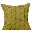 thumbnail image 1 of Pillow Covers, 22x22 inch (55x55 cm) Pillow Cover, Green Pillow Cases, Textured Knotted Pintucks Solid Color Pillow Cover, Cotton Linen Square Cushion Cover, Solid - Green Eyed, 1 of 3