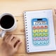 thumbnail image 4 of Campana Para Cocina 10-digit Desk Calculator With Large LCD Display And Sensitive Buttons Solar And Battery Powered Standard Functions For Office Home School Candy Colors, 4 of 6