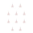 thumbnail image 3 of Guardurnaity Pinza para cutículas de uñas, tijeras de acero inoxidable, galvanoplastia resistente al desgaste, pintura en aerosol para el hogar, RoseGold Pintura en aerosol RoseGold 10piezas Guardurnaity CBP288372, 3 of 4