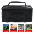 thumbnail image 4 of Portable Oven, 12V Car Food Warmer Portable Personal Mini Oven Electric Heated Lunch Box for Meals Reheating & Raw Food Cooking for Road Trip/Camping/Picnic/Family Gathering(Black), 4 of 10