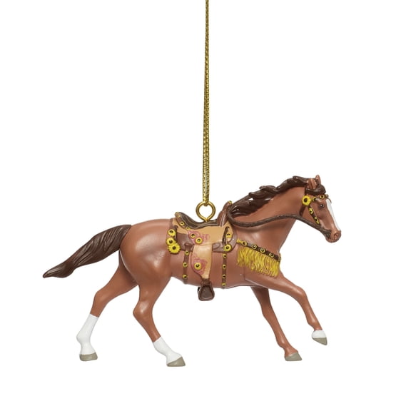 Enesco Trail of Painted Ponies Sunflower Sorrel Hanging Christmas Ornament 2.5in H