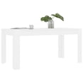 thumbnail image 4 of vidaXL Dining Table White 70.9"x35.4"x29.9" Chipboard, 4 of 36