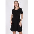 thumbnail image 5 of LVMA5700 - Women Short Sleeve Maternity Nursing Dress, 5 of 16