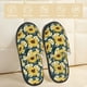 thumbnail image 2 of Fotbe Sunflowers Pantuflas Peludas para Mujer con Estampado, Zapatillas de Peluche, Zapatos de Invierno para Casa, Uso Interior y Exterior-Medium, 2 of 8