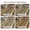 thumbnail image 7 of ODIKA 9'x12' Washable Area Rug Large Horizontal Para Stripe Asymmetric Contemporary Alfombras for Dining Room, Basement, Office, Non-Slip Chair-Friendly, 7 of 7