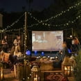 thumbnail image 4 of facefd 60 inch Outdoor Portable Projector Screen Cloth, White, 60 inch, (New), 1 Count, 4 of 9