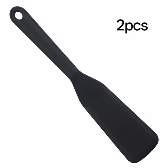 ACDANC 2Pcs Silicone Thin Spatula Omelet Spatula Turner Long Crepe Spatula Heat Resistant Cooking Spatula Non Stick Pancake Spatula for Cooking Egg Burgers Pizza Pancake Steak Omelet Crepes