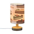 thumbnail image 7 of Yayeee Table Lamp for Bedroom Nightstand LED Portable Bedside Warm Light, White Cakes Pattern, 7 of 7