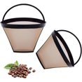 thumbnail image 1 of 2pcs Reusable #4 Cone Coffee Filter Basket for Ninja and Cuisinart Coffee Makers Coffee Accessories - 2 Pack Permanent Replacement for Ninja and Cuisinart Coffee Brewers, 1 of 6