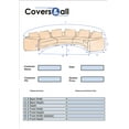 thumbnail image 2 of Covers&All Curved Outdoor Couch Cover, 1000D Waterproof, UV-Resistant Patio Furniture Cover, 2 of 7