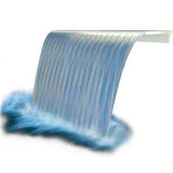 CMP CMP25577430000 48 in. Pool Waterfall with 6 in. Lip & 2 Back Ports - White