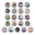 thumbnail image 2 of Foldable Purse Hook Floding Handbag Hanger Bling Rhinestone Bag Holder for Table Desk 1 PCS , (14#, 2 of 9