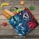 thumbnail image 5 of Easygdp Red And Blue Leaves Bolsa Tote para Mujer, Bolso de Hombro para Trabajo, Playa, Viajes, Compras y Supermercado, 5 of 7