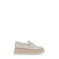 thumbnail image 4 of Dolce Vita Tieko Ivory Embossed Stella Slip On Round Toe Chunky Platform Loafers (Ivory Embossed Stella, 9), 4 of 8