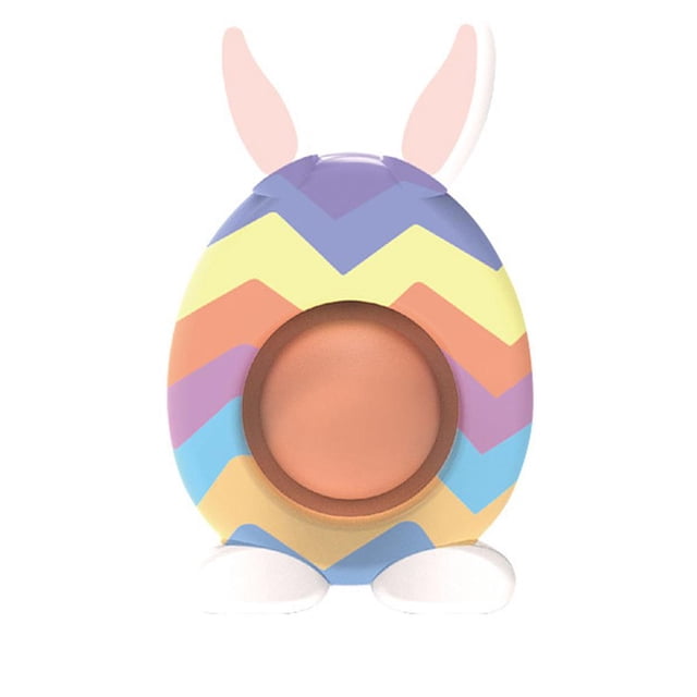 Huevo de conejito de Pascua, juguete antiestrés de silicona con burbujas de empuje, rompecabezas para niños, regalo de Pascua, juguete sensorial para dedos para chico