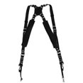 thumbnail image 1 of Leather Camera Strap Dual Shoulder Snapshot Harness Adjustable Multifunctional Camera Accessories for SLR CameraBlack, 1 of 5