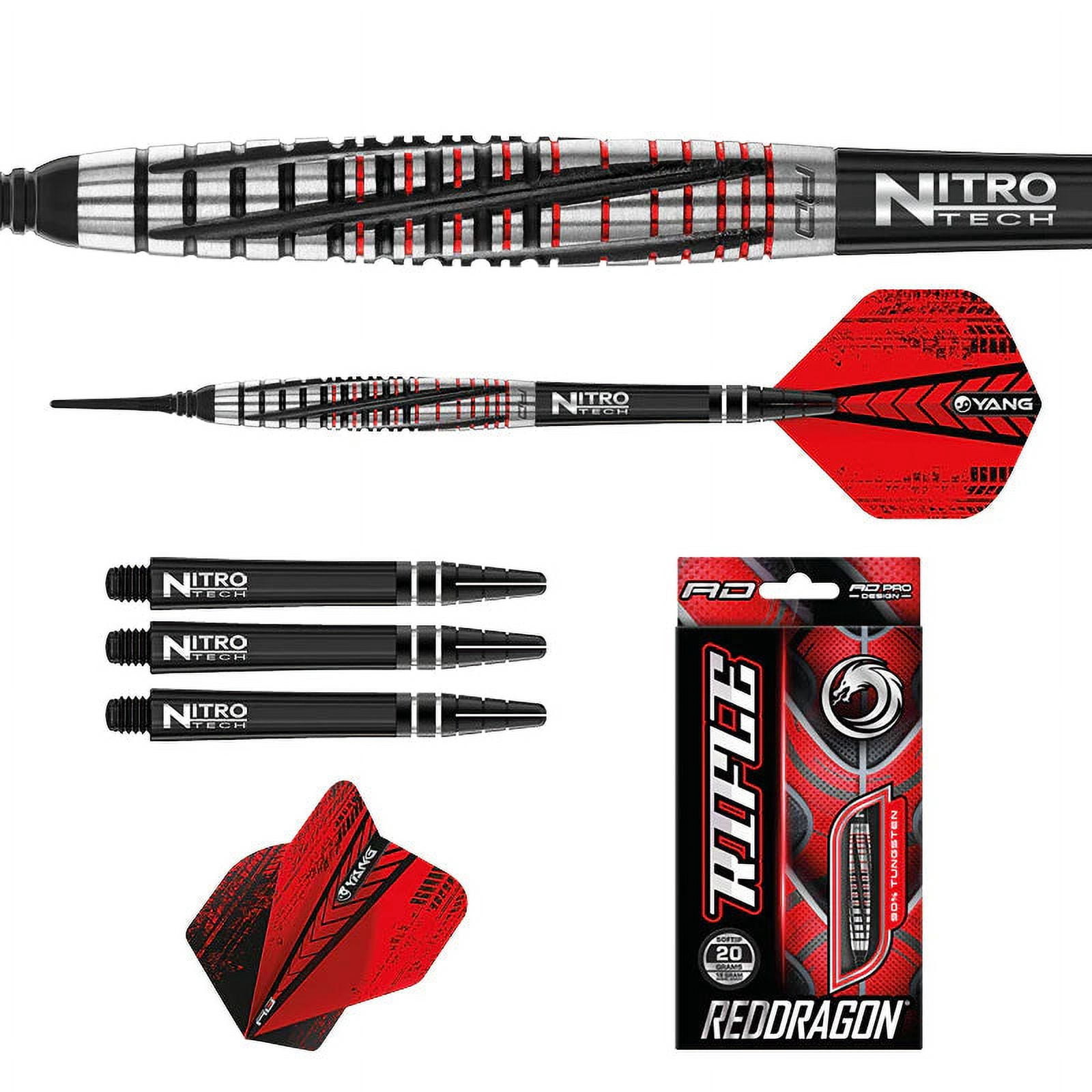 RIFLE 18 gram barrel/20 gram full 90% Tungsten SOFT TIP