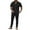 Black*, variant on RUTAYY Men's Outfits Summer Casual Button Short Sleeve Shirt Pants with Pocket Suit Daily Wear Holiday Vibrant Clothing Sets