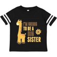thumbnail image 3 of Inktastic I'm Going to Be a Big Sister Giraffe Girls Toddler T-Shirt, 3 of 5