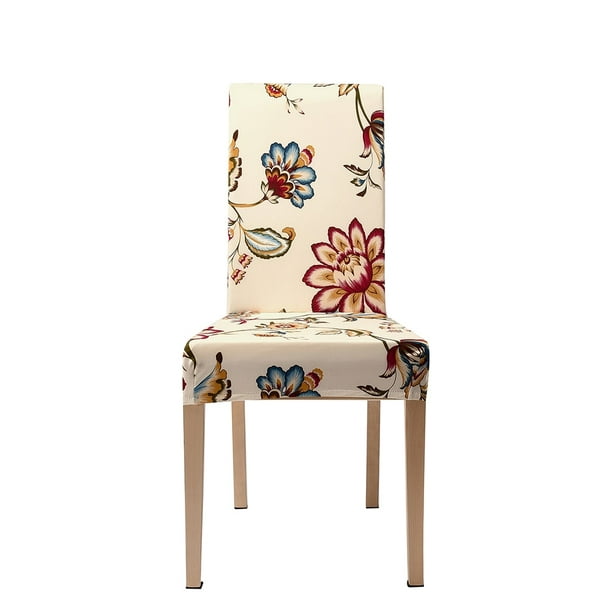 MeAddHome Floral Print Dining Chair Covers Home Dining Room Wedding ...