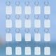 thumbnail image 4 of 20 llaveros acrílicos decorativos creativos en blanco, llavero colgante de plástico transparente, llavero artesanal para bolso, mochila., 4 of 7