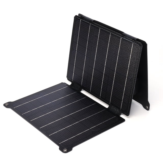 ETFE Dual USB DC Impermeable 30W Cargador Rápido 5V / 12V Panel Solar Plegable