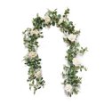thumbnail image 2 of Guirnalda de vid de flores falsasrosa artificial para boda (champán de 6,1 pies) Ndcxsfigh Nuevos Originales, 2 of 8