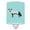 Blue Check, variant on Silver Fox Green Ceramic Night Light